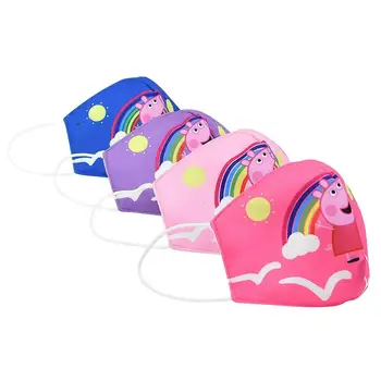 

PeppaPig Kids Adult Mouth Face Masks Cartoon Washable Dustproof Face Mask Keep Clean Children Cosplay Toys Anime Mouth Masks