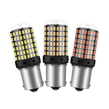 

Magic ColorM 2PCS LED Turn Signal Light 1556 144MD CanBus No Error Recording Led Lamp With Daytime Running Time No Flash Light