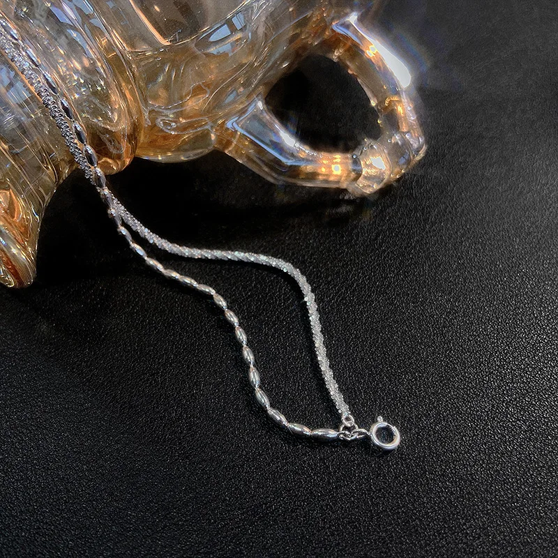 Personality Simple Star Moon Bead Chain Bracelet For Women Fashion Elegant Silver Color Charm Bracelet Female Party Jewelry Gift - Image 3