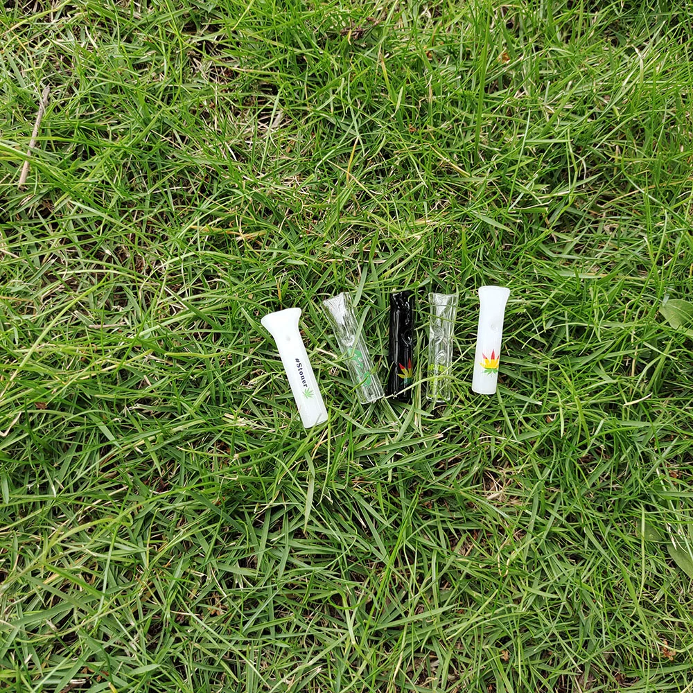 5 шт курительные наконечники для рта стеклянные многоразовые фильтров конусные