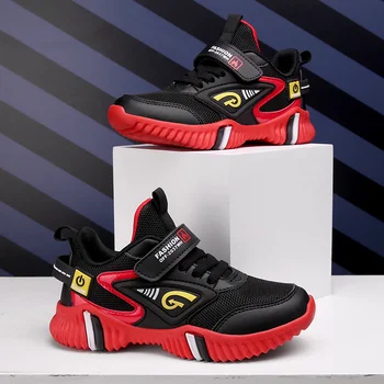 

2020 Kids Running Shoes For Boys Fashion Breathable Non-slip Sport Sneakers Boys School Shoes Big Children Shoes Size 29-39