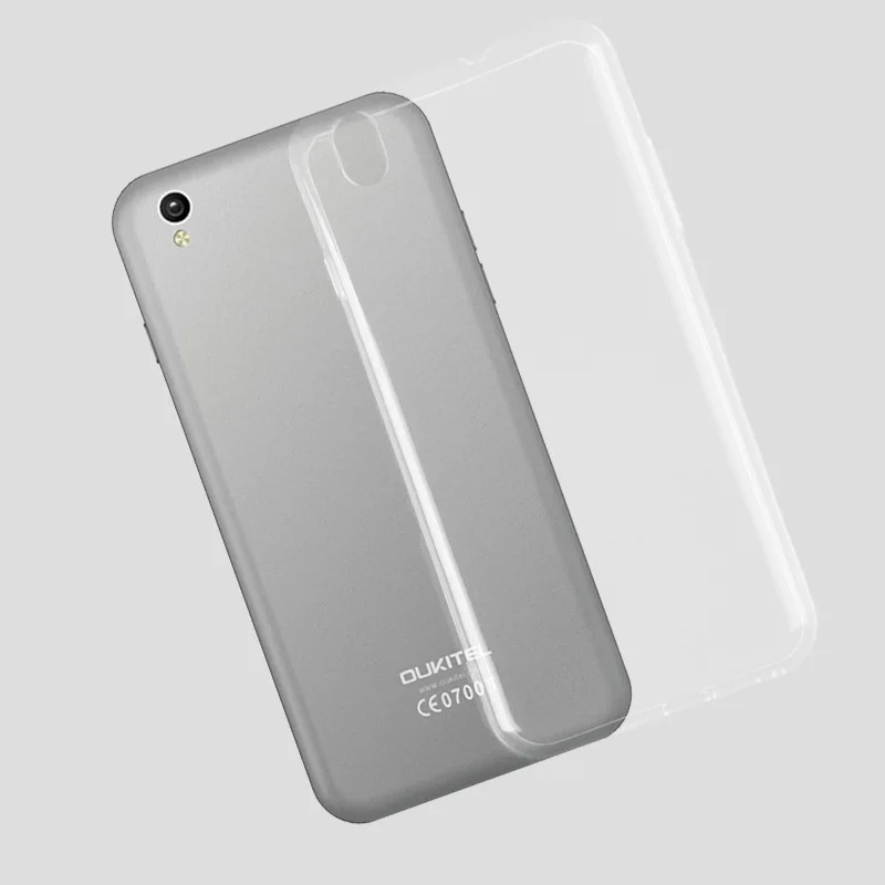 Чехол Oukitel U7 Plus Ультратонкий Прозрачный мягкий силиконовый чехол из ТПУ для