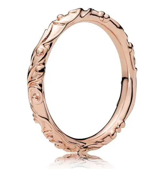 

Original 925 Sterling Silver Ring Rose Gold Regal Beauty Rings For Women Wedding Party Gift Europe Fashion Jewelry