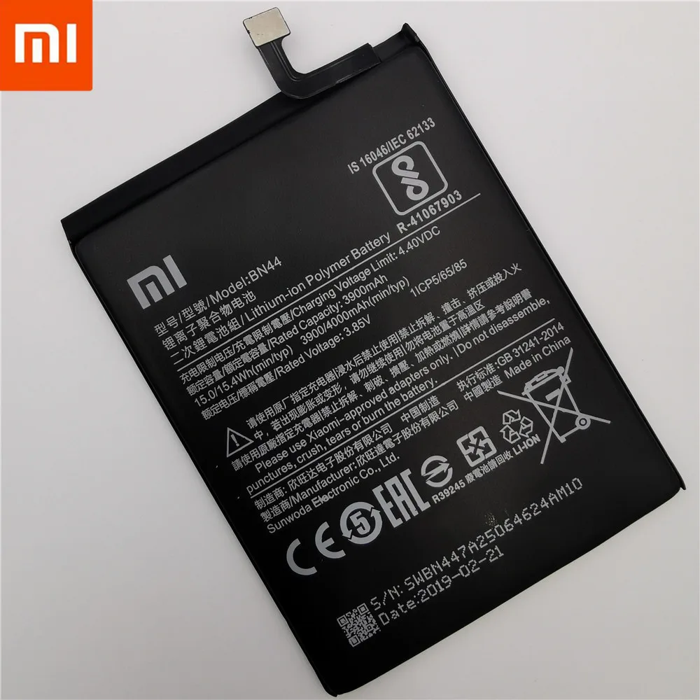 Xiaomi Redmi 5 Plus аккумулятор BN44 4000 мАч для Xiaomi Redmi 5 Plus высокое качество BN44 Сменный аккумулятор для телефона+ Бесплатные инструменты