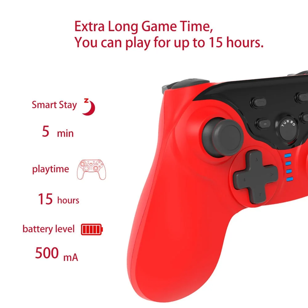 Беспроводной игровой контроллер Bluetooth Pro игровой джойстик вибрация джойстика для переключателя NAND Lite для консоли N-Switch для ПК