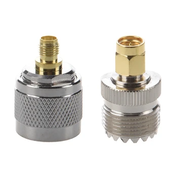 

Big deal 2Pcs N Male Plug To SMA Female Jack RF Coaxial Adapter & 1Pcs UHF SO-239 SO239 Female To SMA Male Plug Connector