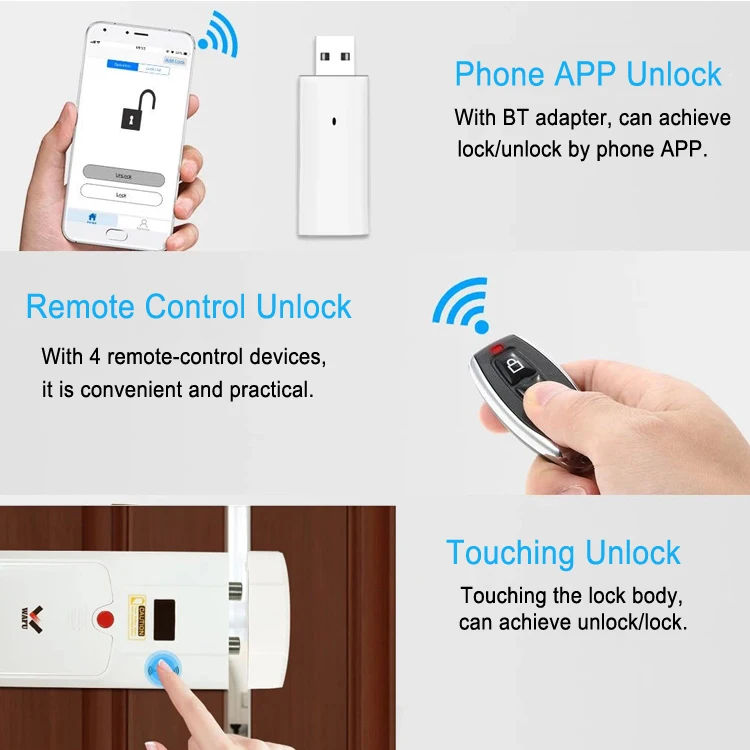 Bluetooth БЕСКЛЮЧЕВОЙ умный пульт дистанционного управления электрический замок Невидимый входной дверной замок двойная система блокировки
