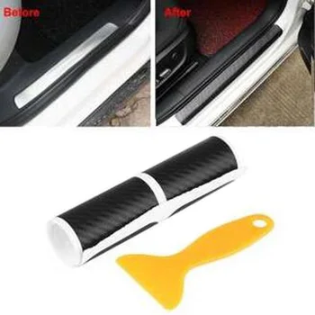 

Protector Cover Car Sticker Stickers Car PVC 4pcs Non-slip Replacement Protector Cover Door sill Set