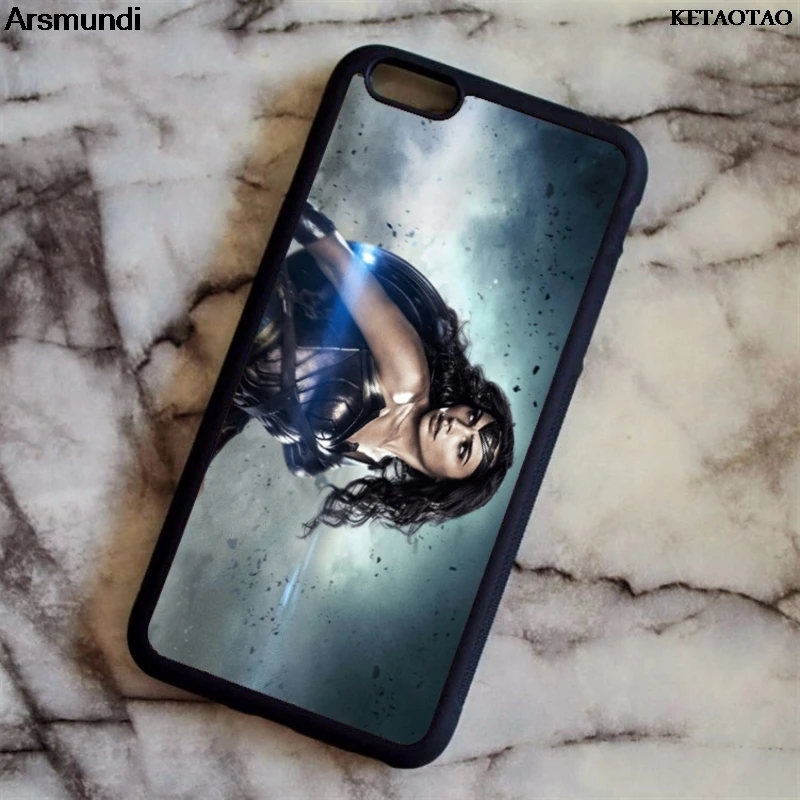 KETAOTAO Super DC Comics Heroes Wonder Woman чехлы для телефонов с логотипом iPhone 4S/55/6/6S/7/8/X/PLUS Мягкий