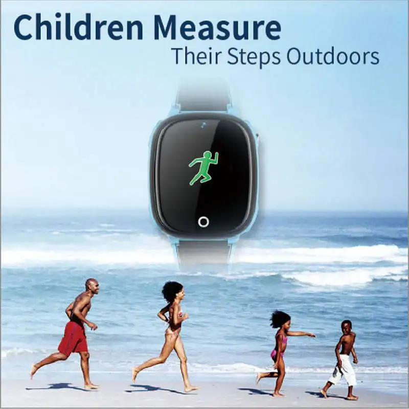 Dual Positioning Phone Health Sports Safety Monitor Smart Watches Children IPX67 Waterproof Long Standby GPS+LBS Smart Watch