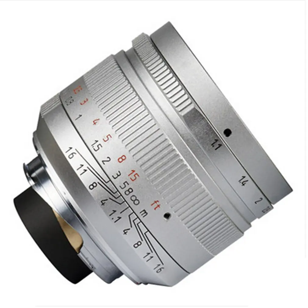 7 artisans 50mm F1.1 Prime Lens to All Single Series for Leica Metal Micro Cameras Accessories E-Mount Manual Focus