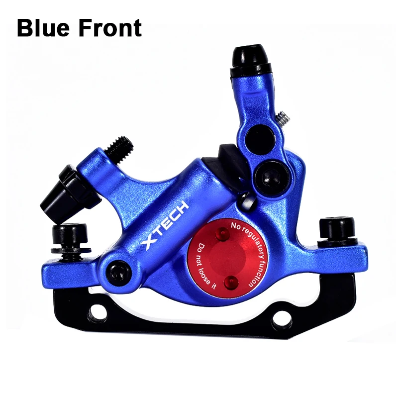 Blue Front ZOOM HB100 MTB линия тяга гидравлический дисковый тормозной суппорт Горная дорога велосипед дисковый тормозной суппорт набор передний и задний цветной суппорт - Цвет: Blue Front