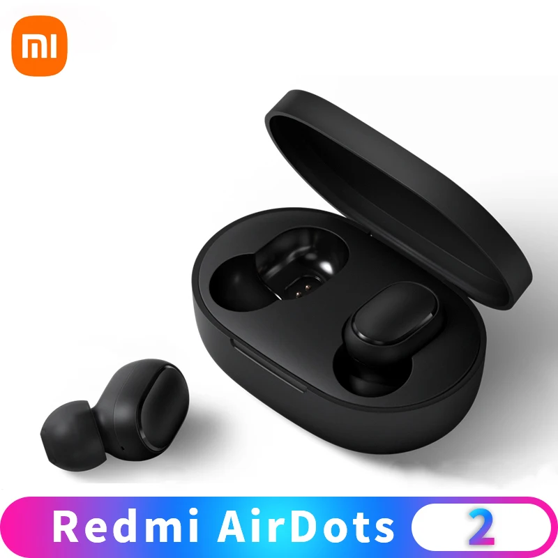 Беспроводные наушники Xiaomi Redmi AirDots 2 Mi True Wireless базовые TWS с низким временем работы