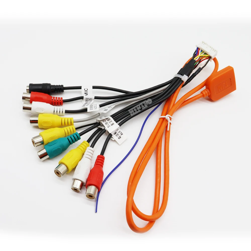 RCA cable GPS cable Rear camera cable 4pin&6pin USB camera for android radio