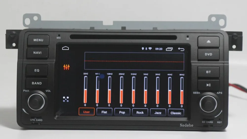 Sale Octa Core 1024*600 Android 9.0 Car DVD GPS For BMW E46 M3 318i 320i 325i 1998-2006 Car Radio Stereo Video Audio player Bluetooth 3