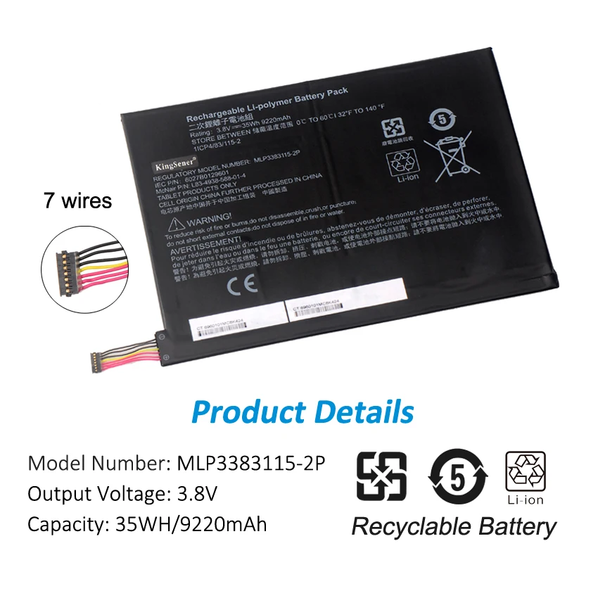 Kingsener Mlp33831152p Bateria para hp Pavilion x2 10-j013tu 10-j014tu J024tu 10-j025tu 10-k000ng 10-n003tu Mh461171 789609001 - Imagem 2