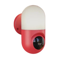 Casa câmera de vigilância 1080p hd wifi ptz pátio iluminação lâmpada parede câmera 64gb plugue da ue
