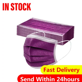 

30PCS masks for protection Women Man Non Woven Disposable Face Mask 3Ply Ear Loop Anti-PM2.5 Mask Funda Mascarilla