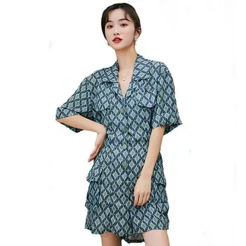 

Korean Loose Casual Jumpsuit Women Plaid Jumpsuits Wide Leg Safari Style Playsuits Romper Woman High Waist Overalls Ladies