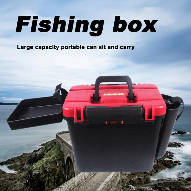 Military Green Fishing Box Lure Tool Box Multifunction Seat Large Fishing  Tackle Box - Fishing Tackle Boxes - AliExpress