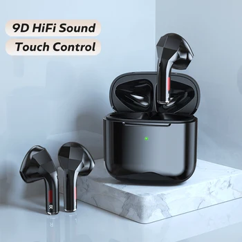 

TWS Bluetooth Earphones with Microphone Touch Control Wireless Headphones Headsets Sports Music Wireless Earbuds 24h Play Time