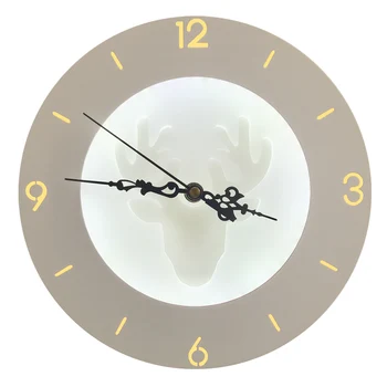 

Creative Children's Room Clock Lamp Home Sconce Light Fixture Modern Clock Wall Light LED Bedroom Living Room Hanging Clock