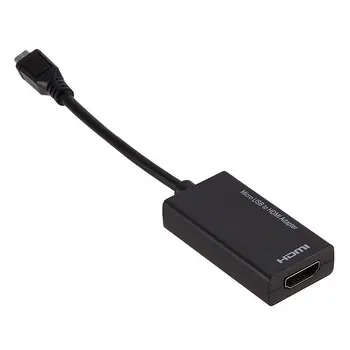 

Type C & Micro USB to HDMI Adapter Cable Mirco USB to HDMI HD Conversion Cable for Mobile Phone Tablet PC and other Devices