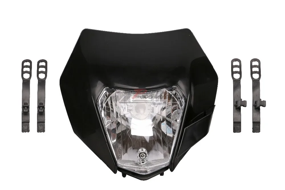 3 Цвета Универсальный мотоцикл эндуро фара обтекатель с лампой Байк мотокросс налобный фонарь для KTM SX F EXC XCF SMR