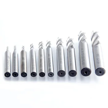 

10pcs Milling Cutters Straight shank 1.5/2/2.5/3/3.5/4/4.5/5/5.5/6mm Carving