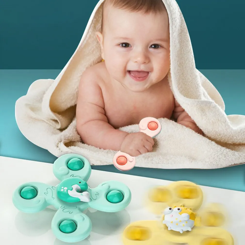 Montessori Bath Toys For 2 4 Year Olds Swivel With Suction Cup Teether