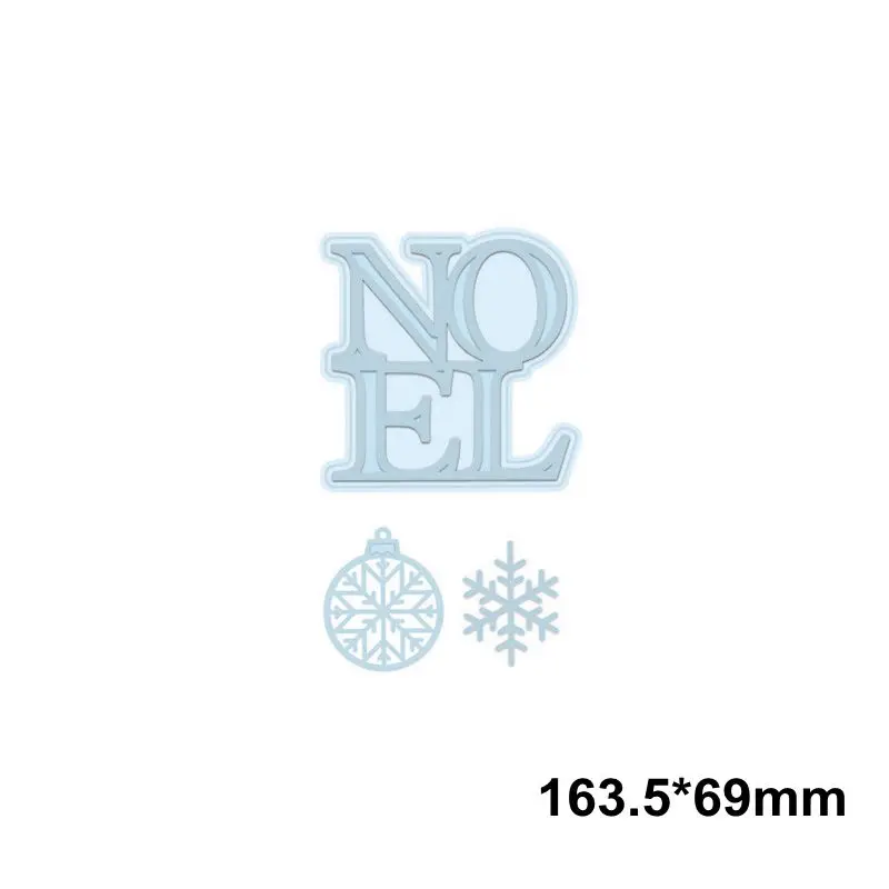 CK0103 Рождественское слово NOEL Goddess Angel металлические режущие штампы для DIY Скрапбукинг альбом ремесленные товары, карточка делая - Цвет: CK0103