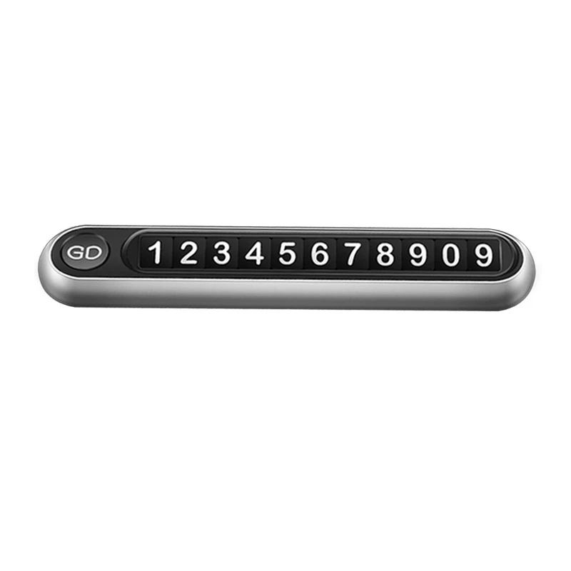 

Can Hide The Number Of The Car License Plate 3D Three-Dimensional Metal Stop Sign Press Temporary Stop Sign Car Parking Card Car