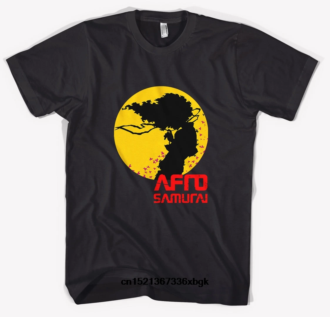 New Afro Samurai Manga Anime Cartoon White T-Shirt Size S To 3XL Design Cotton Male Tee T Shirt Designing Top | Мужская одежда