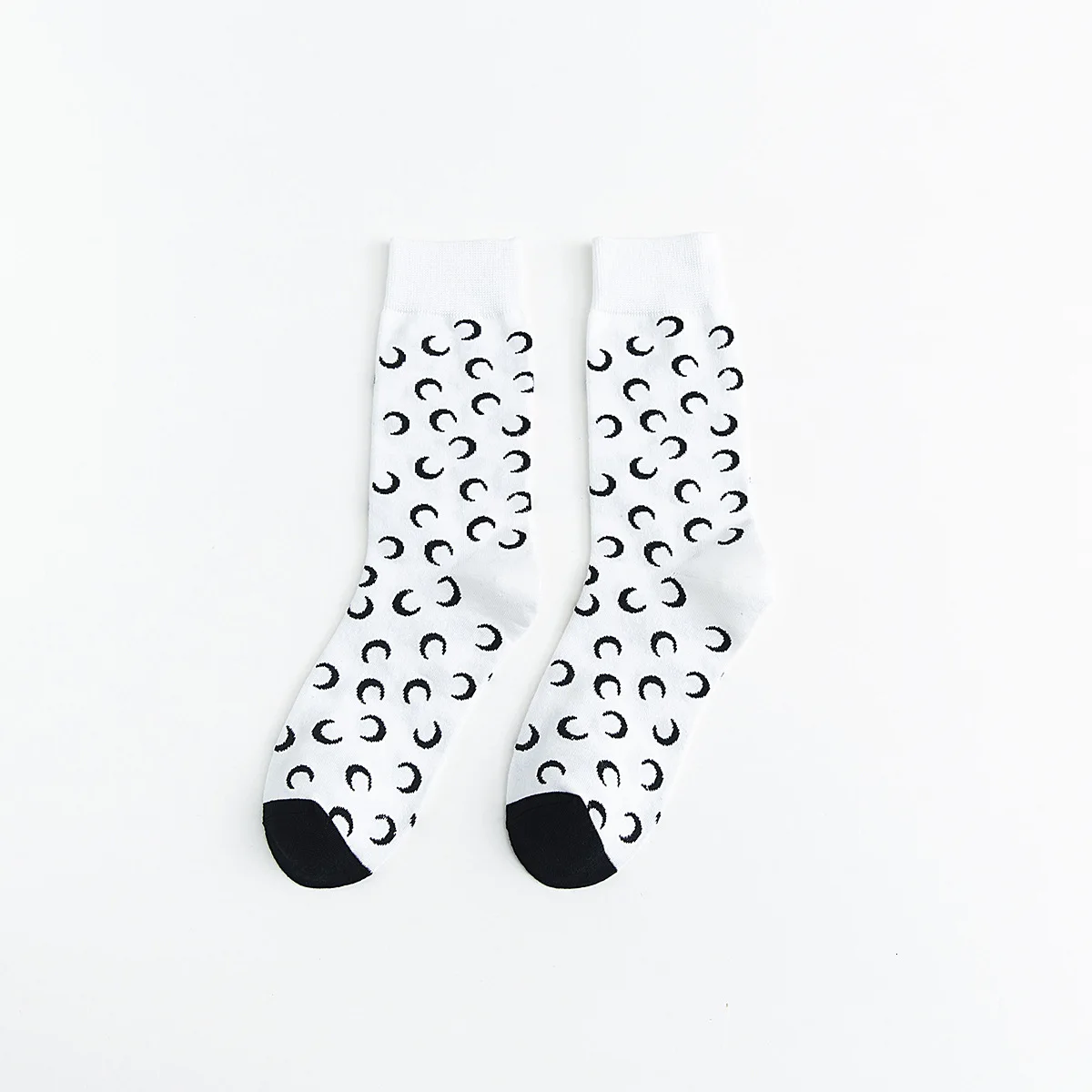 Maeman In Socks индивидуальные цветные Носки с рисунком полумесяца, хлопковые носки - Цвет: 5