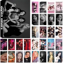 30 шт./компл. Корейский KPOP BLACKPINK девушки 2019 новый альбом фото карты бумажные карты самодельные LOMO карты фотокарты