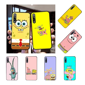 

NBDRUICAI Cartoon Cute Baby Patrick Star Sponge Phone Case for Huawei P9 10 lite P20 pro lite P30pro lite Psmart mate 20pro lite