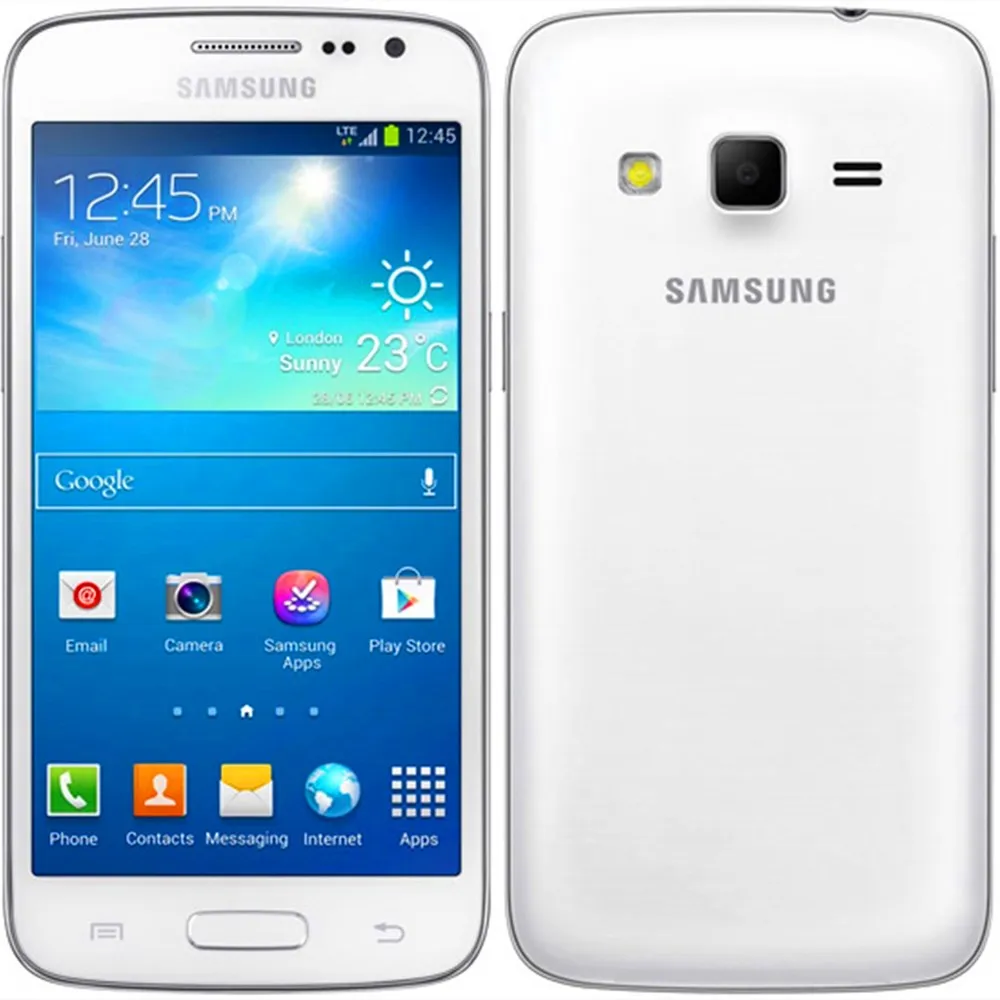 Samsung-teléfono inteligente Galaxy G3812 desbloqueado, móvil usado de 4,5 pulgadas, 4GB ROM, Android, 5.0MP, Quad Core