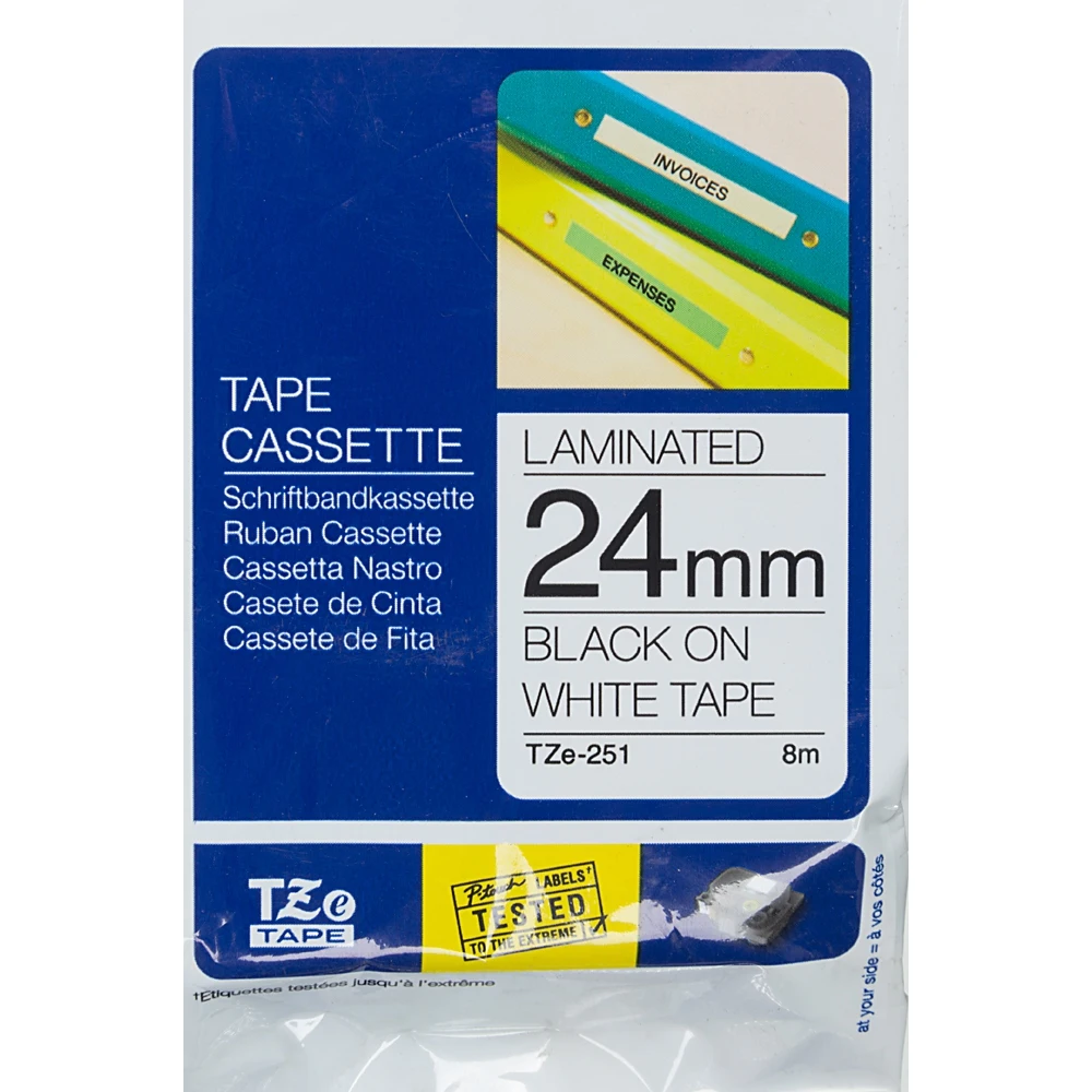 Картридж ленточный Brother TZE251 для Brother P-Touch