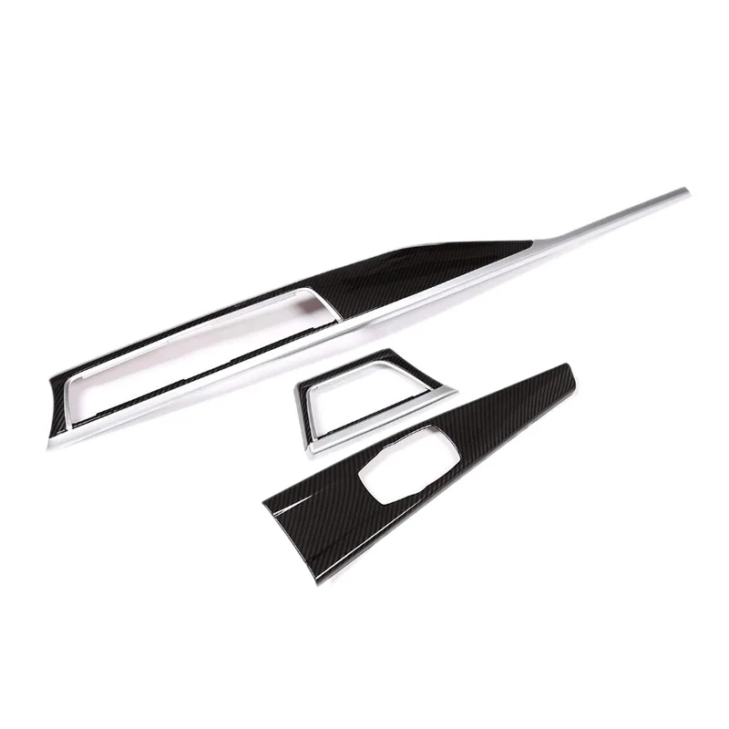 

ABS Center Console Decoration Panel Cover Trim 3Pcs for BMW 3 4 Series F30 F34 GT 316I 320Li 2013-2017 Car Accessory