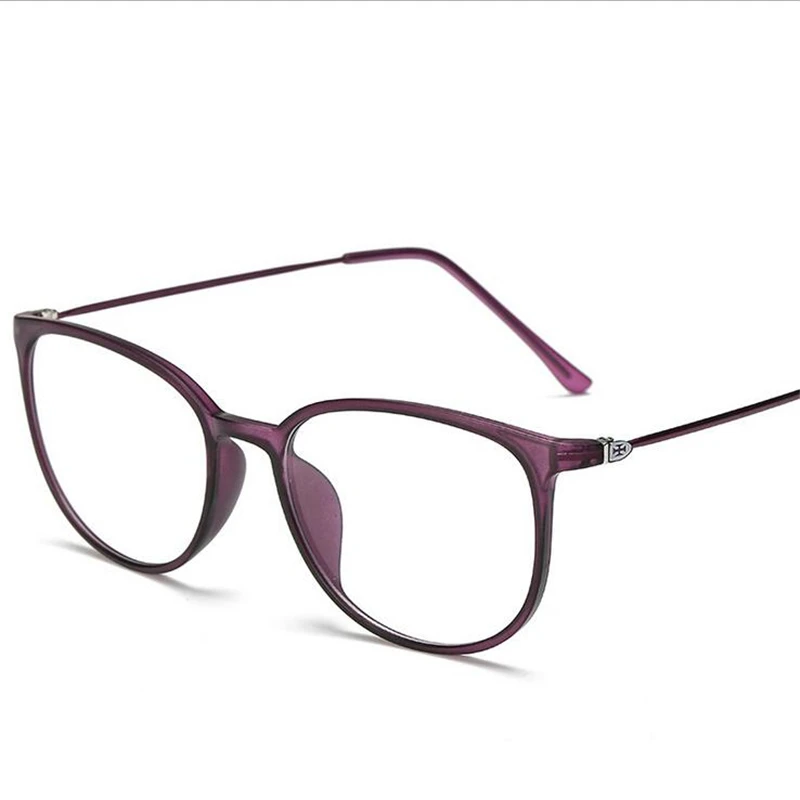 TR90 Round Nearsighted Eyeglasses Women Men Retro Oval Student Finished Myopia Glasses Prescription  -0.5 -0.75 -1.0 -1.5 To -6 2