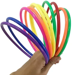 Cerceau en plastique de grande taille pour enfants et adultes, jeu de plein air, 5 pièces 