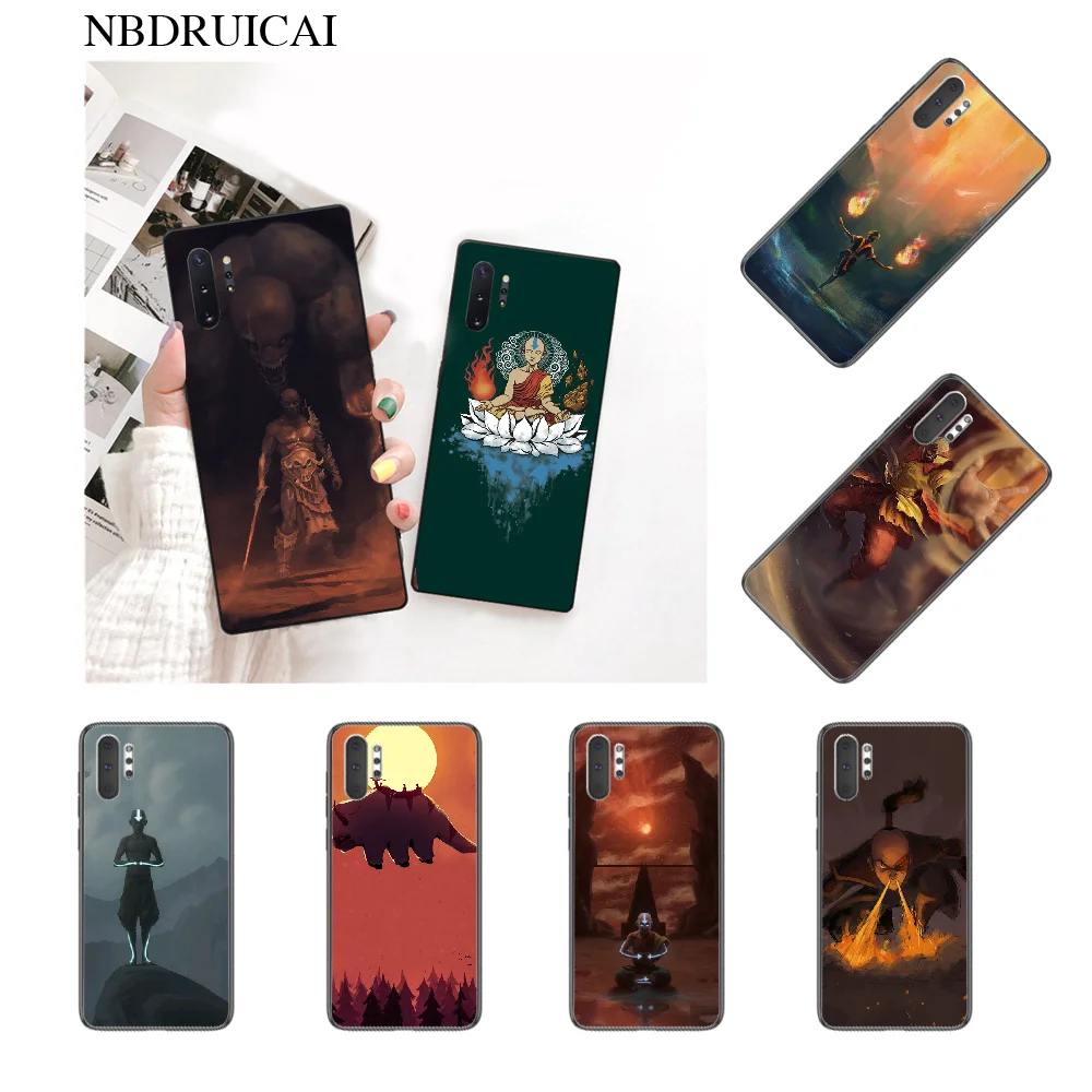 NBDRUICAI Avatar the Last Airbender черный мягкий чехол для телефона Samsung Note 3 4 5 7 8 9 10 pro M10 20 30 |