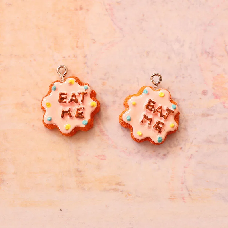 

5PCS Resin Star Cookies Charms Jewelry Necklace Pendant Keychain Charms For Earring DIY Bracelet Decorations Jewelry Accessory