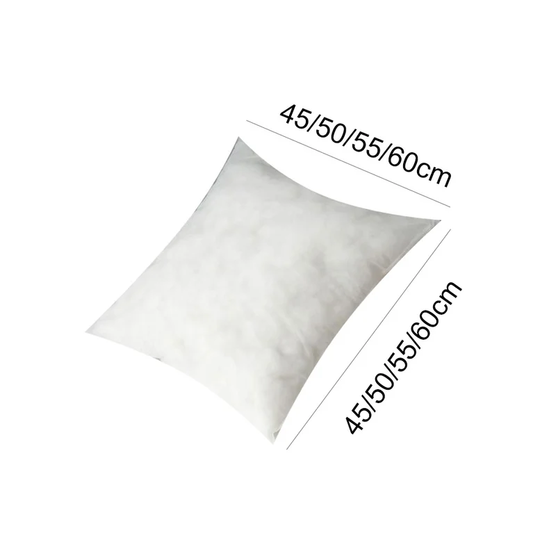Pillow Core Thick Non-woven Pillows PP Cotton Pillow Cushion Core Filled Decoration Cushion Cover Pillowcase For Sofa Bed Soft