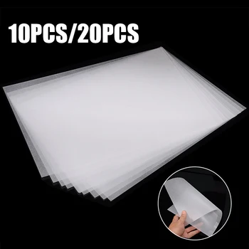 

10/20Pcs Heat Shrink Paper Film Sheets DIY Clear Blank Art Design Drawing Jewelry Keyring Making Tool