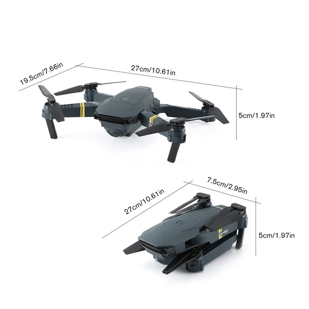 LX808 2,4 Ghz wifi FPV складной Радиоуправляемый Дрон с широкоугольной камерой 720 P, удерживающий высоту, Безголовый режим, радиоуправляемая модель самолета RTF