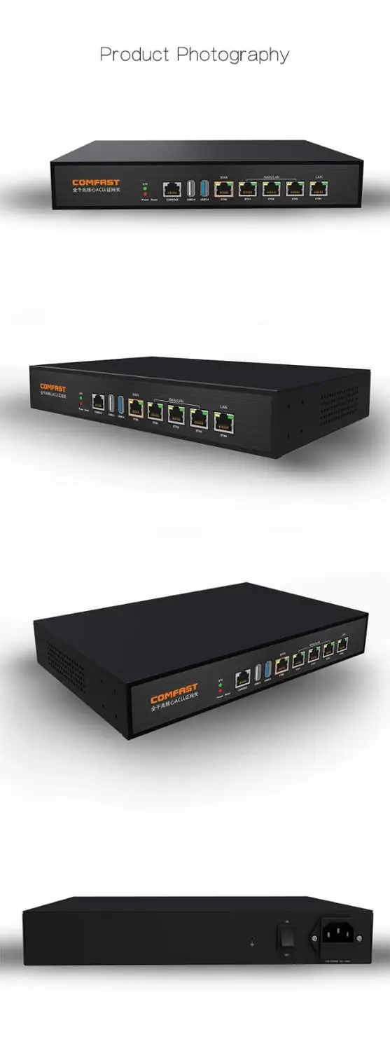 5 портовый полный Gigabit Core шлюз AC Mt7621 WAN/порт LAN (локальной сети WI FI маршрутизатор