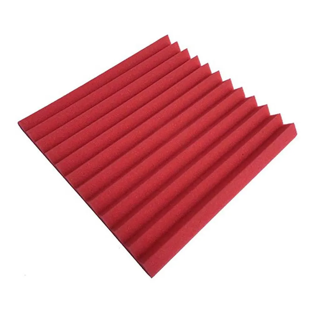 1Pcs 30x30x2.5cm Studio Acoustic Foam Panels Sound Insulation Treatment KTV Room Wall Soundproof Foam Sponge Pad with Tapes