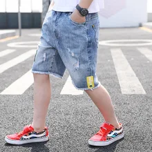 Шорты для маленьких мальчиков; детская одежда; Летний Стиль; свободные ковбойские шорты; тонкие повседневные модные шорты