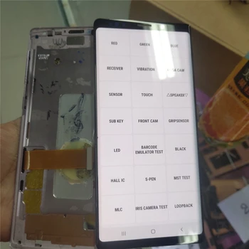 

Original LCD For SAMSUNG Galaxy Note 9 Display N960F N960D N960DS Touch Screen Digitizer small dead spot No burns works Well